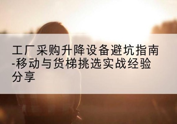 天长移动式升降机怎么选-工厂采购升降设备避坑指南-移动与货梯挑选实战经验分享